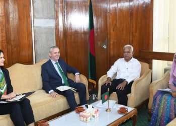 আন্তর্জাতিক শ্রম সংস্থা (ILO)-এর কান্ট্রি ডিরেক্টর ম্যাক্স টুননের নেতৃত্বে একটি প্রতিনিধিদলের সাথে সমাজকল্যাণ মন্ত্রীর সাক্ষাৎ 