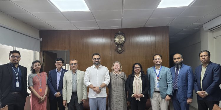 যুব ও ক্রীড়া প্রতিমন্ত্রীর সাথে ইউনেস্কো প্রতিনিধির নেতৃত্বে জাতিসংঘের প্রতিনিধি দলের সৌজন্য সাক্ষাৎ