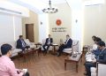 স্বরাষ্ট্রমন্ত্রী সালাহউদ্দিন আহমদ এর সঙ্গে নরওয়ের রাষ্ট্রদূত-এর সৌজন্য সাক্ষাৎ: