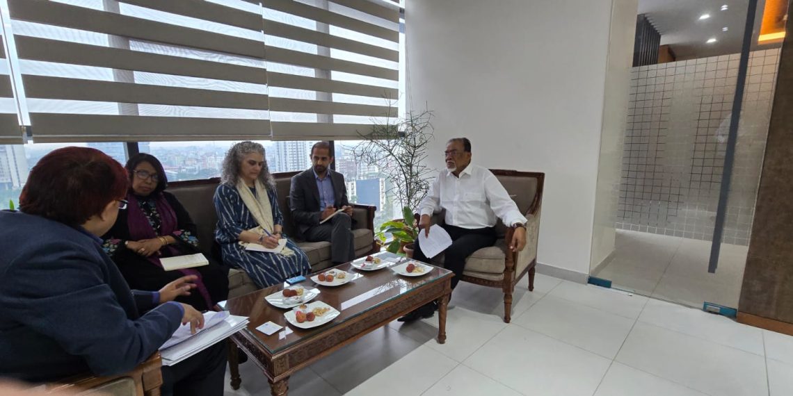 মাননীয় প্রধানমন্ত্রীর জনপ্রশাসন মন্ত্রণালয় বিষয়ক উপদেষ্টা (মন্ত্রী পদমর্যাদা) এর সাথে ঢাকাস্থ ব্রিটিশ হাইকমিশনের প্রতিনিধি দলের সাক্ষাৎ