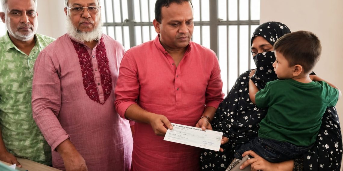 সদরঘাট লঞ্চ দুর্ঘটনায় নিহতদের পরিবারকে আর্থিক সহায়তা প্রদান