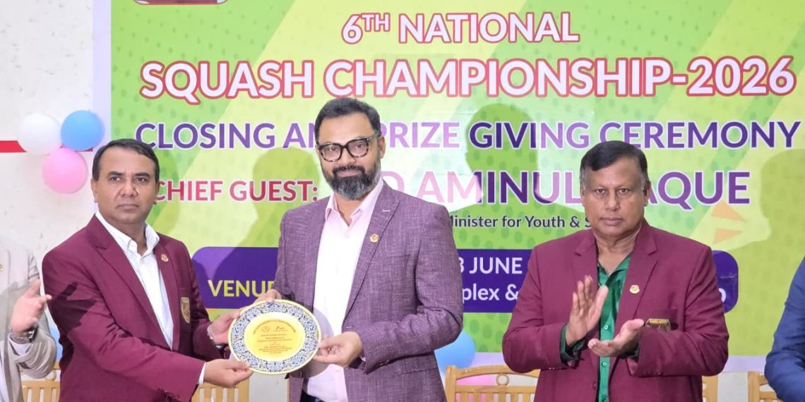 জাঁকজমকপূর্ণ আয়োজনে পর্দা নামলো টুরাগ অ্যাক্টিভ ৬ষ্ঠ জাতীয় স্কোয়াশ চ্যাম্পিয়নশিপ ২০২৬