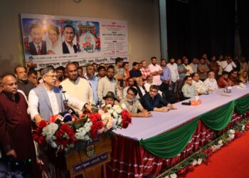 গণতন্ত্র প্রতিষ্ঠা ও জনকল্যাণে অঙ্গীকারবদ্ধ নতুন বাংলাদেশ গড়ার আহ্বান সালাহউদ্দিন আহমদের